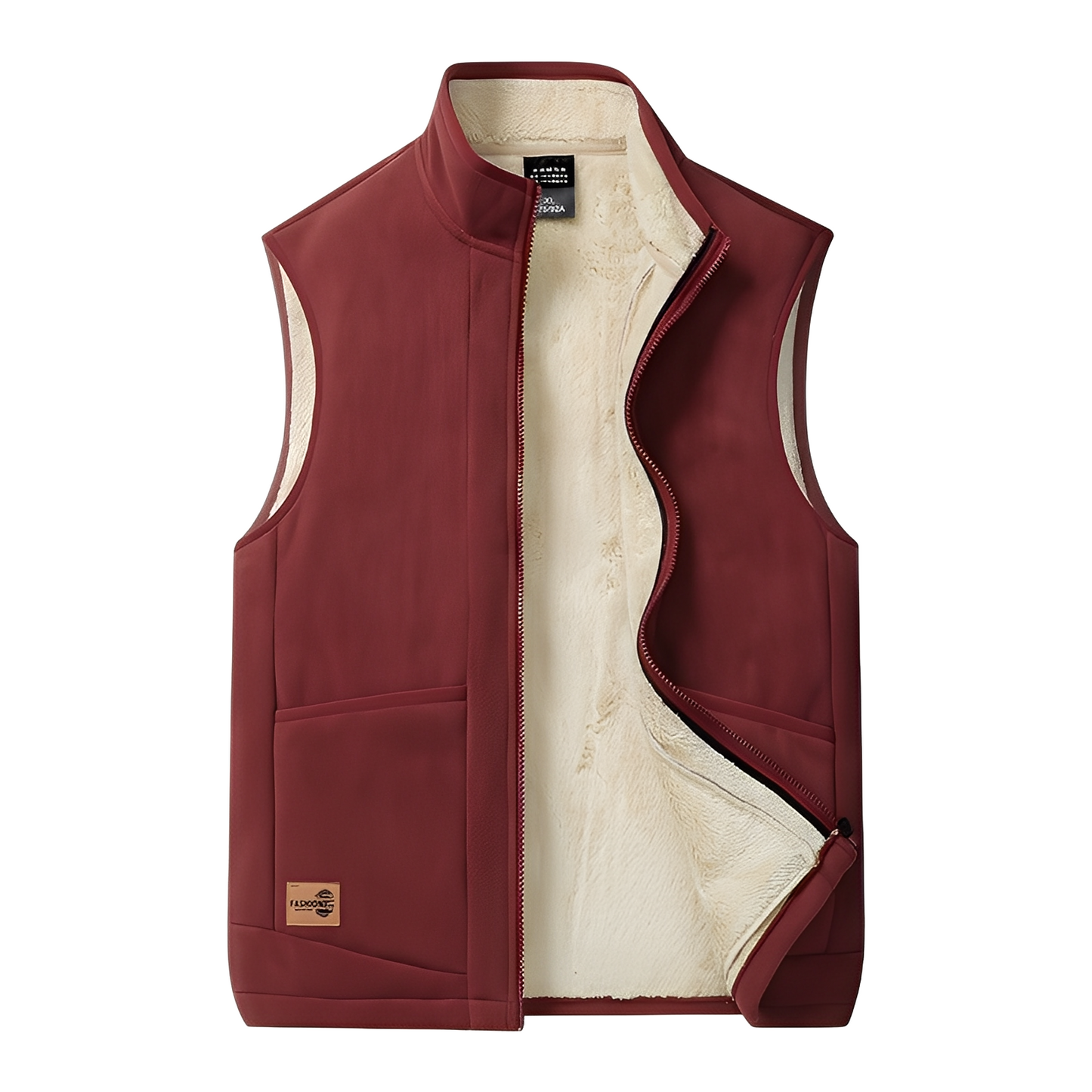 Men's Vest Warm Lined Modern