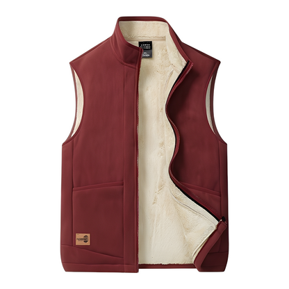 Men's Vest Warm Lined Modern