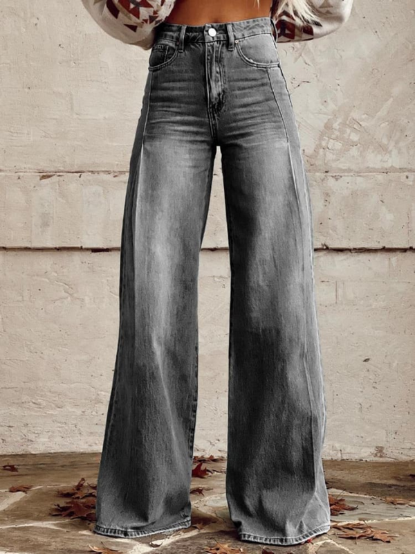 Elegant Women's Wide-Leg Trousers