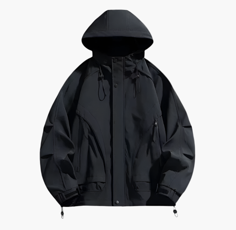 Waterproof Outdoor Jacket Sporty Functional Design