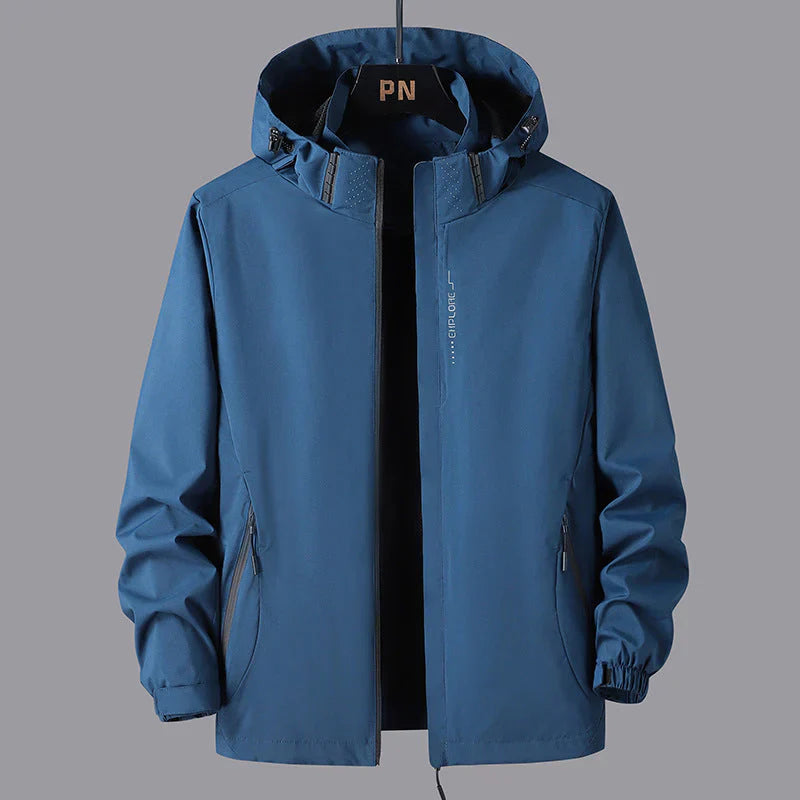 Stylish Unisex Rain Jacket with Hood