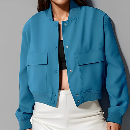 Bequeme Damenjacke Große Taschen Modern
