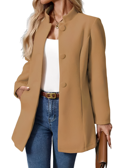 Fashionable women's jacket Tailored Buttons