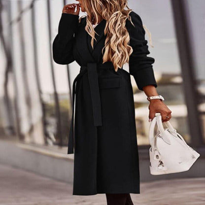 Elegant Trench Coat Women Long Classic