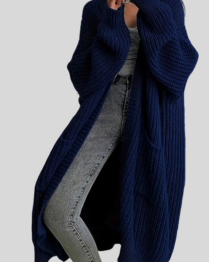 Elegant Women's Long Cardigan