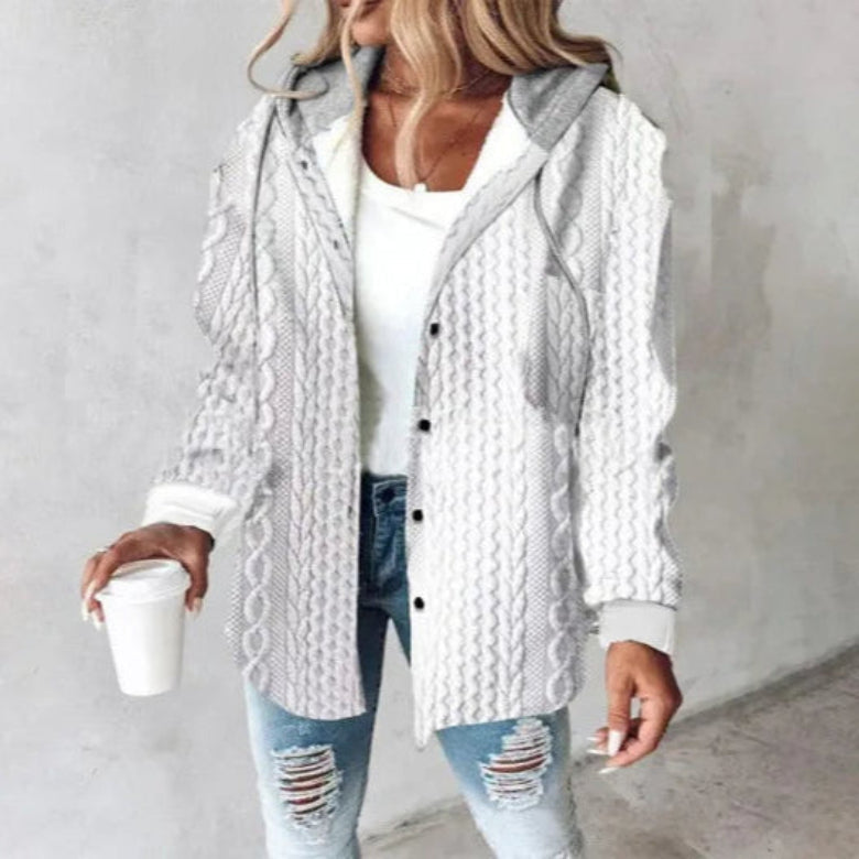 Fashionable Women's Jacket Plaid Summer
