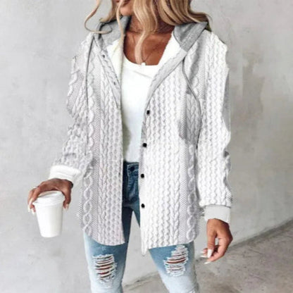 Fashionable Women's Jacket Plaid Summer
