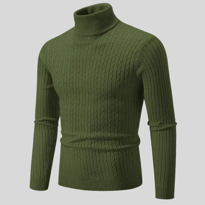 Stylish Men's Turtleneck Sweater Modern