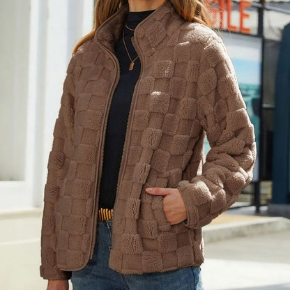Plaid Women's Trendy Winter Jacket