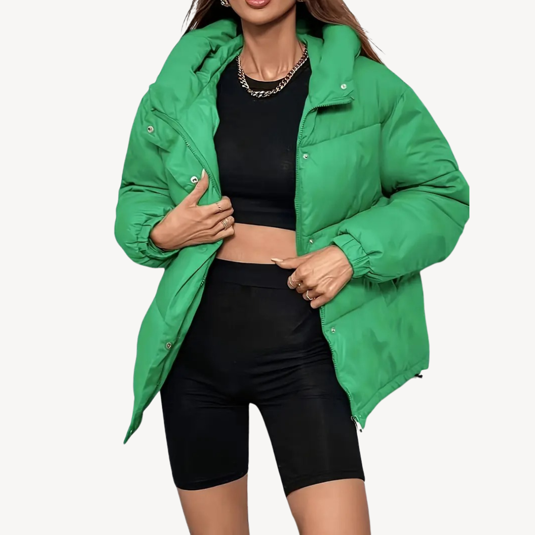 Women's Warm Puffer Hoodie