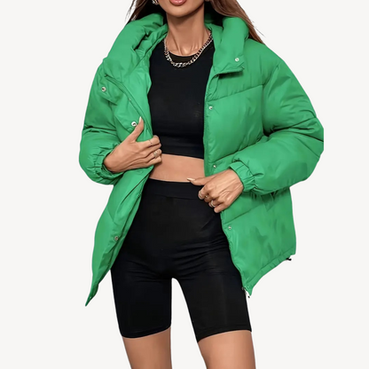 Women's Warm Puffer Hoodie