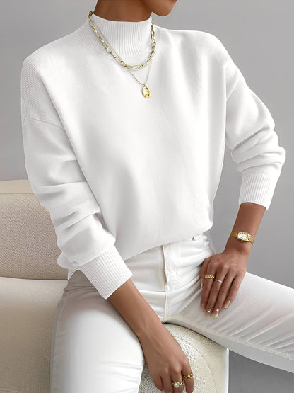 Elegant Women's Turtleneck Sweater Modern