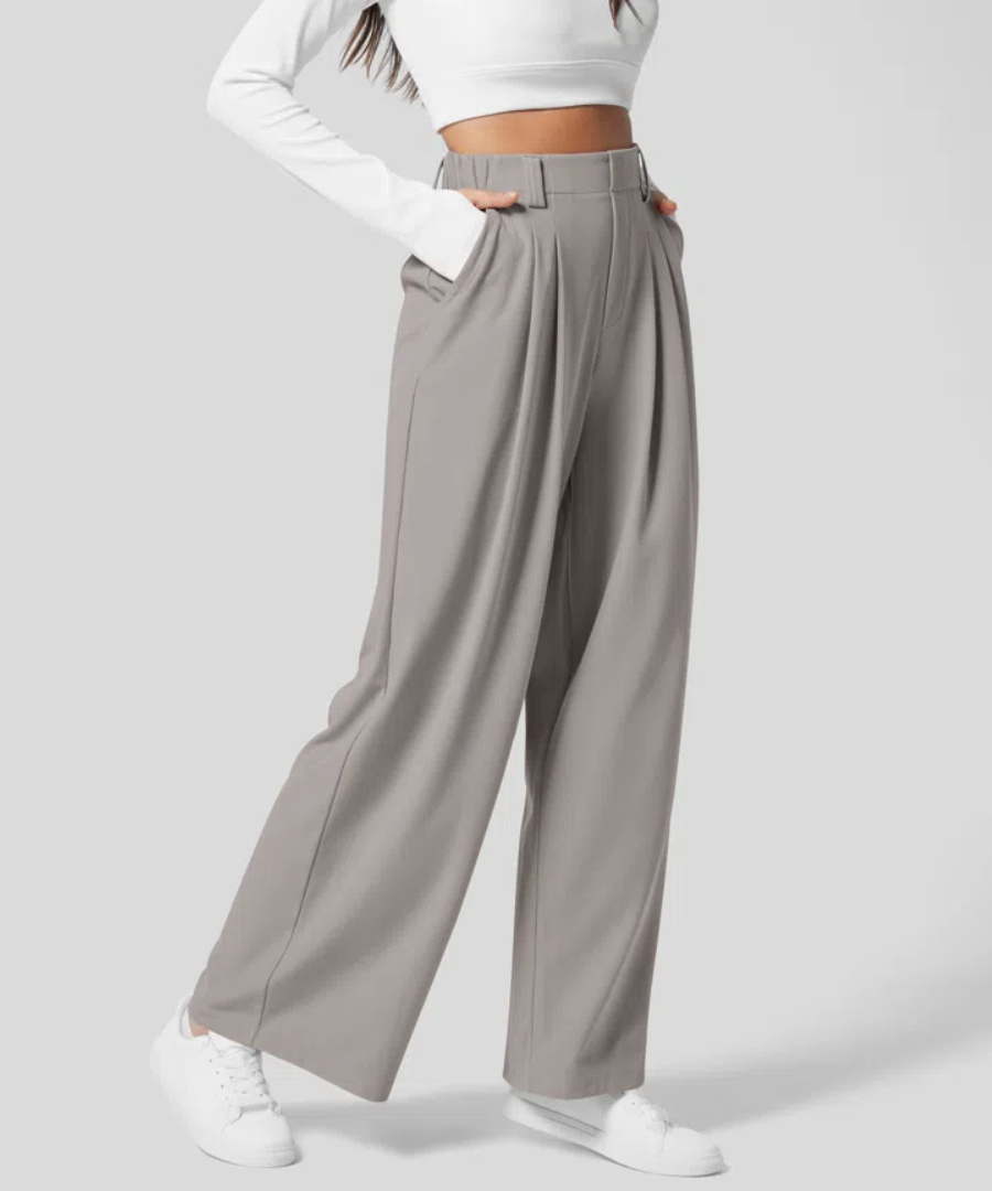 Elegant Women's Trousers Wide Leg Custom Made