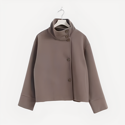 Stylish Women's Wool Jacket Elegant Design