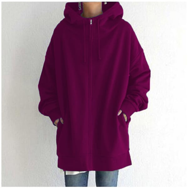 Women's Parka Hood Zipper Autumn-Winter