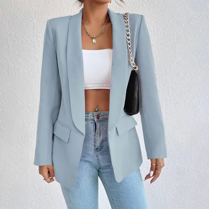 Women's Blazer Long Sleeve Elegant