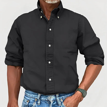 Comfortable Men's Long-Sleeve Casual Shirt
