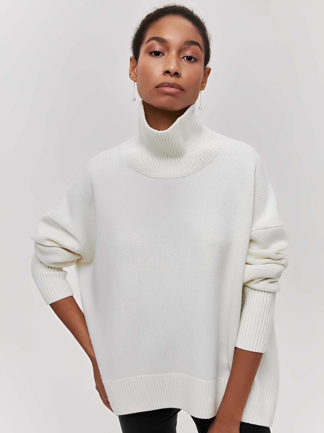 Stilvoller Damen Pullover Warm