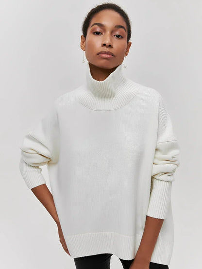 Stylish Women's Warm Turtleneck Sweater