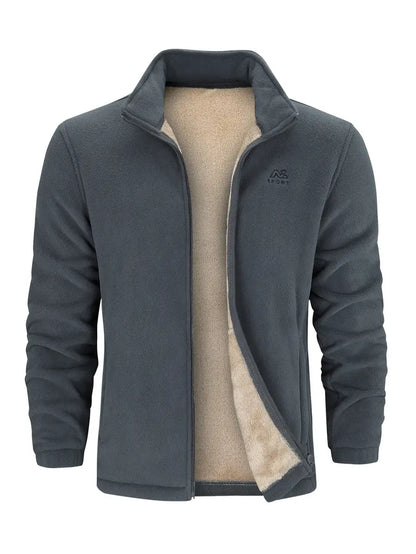 Men's Winter Jacket Luxury Fur Trim