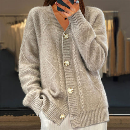 Women's Cardigan V-Neck Modern