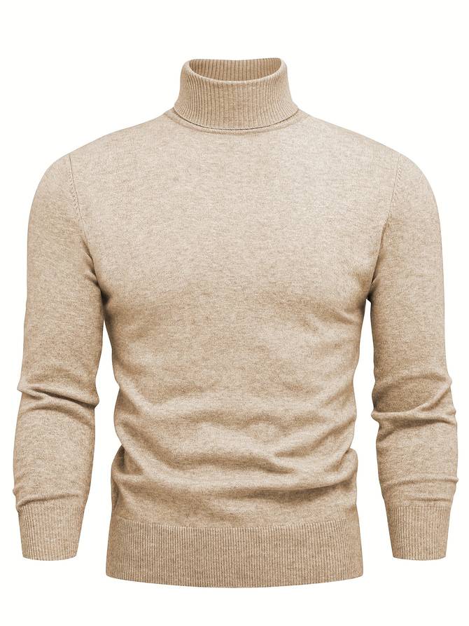 Men's Turtleneck Sweater Modern Versatile