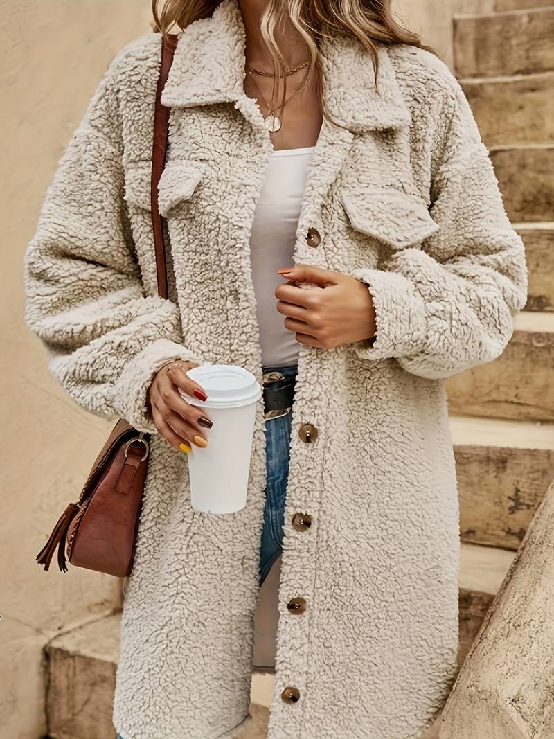 Oversized Women's Luxury Fur Coat