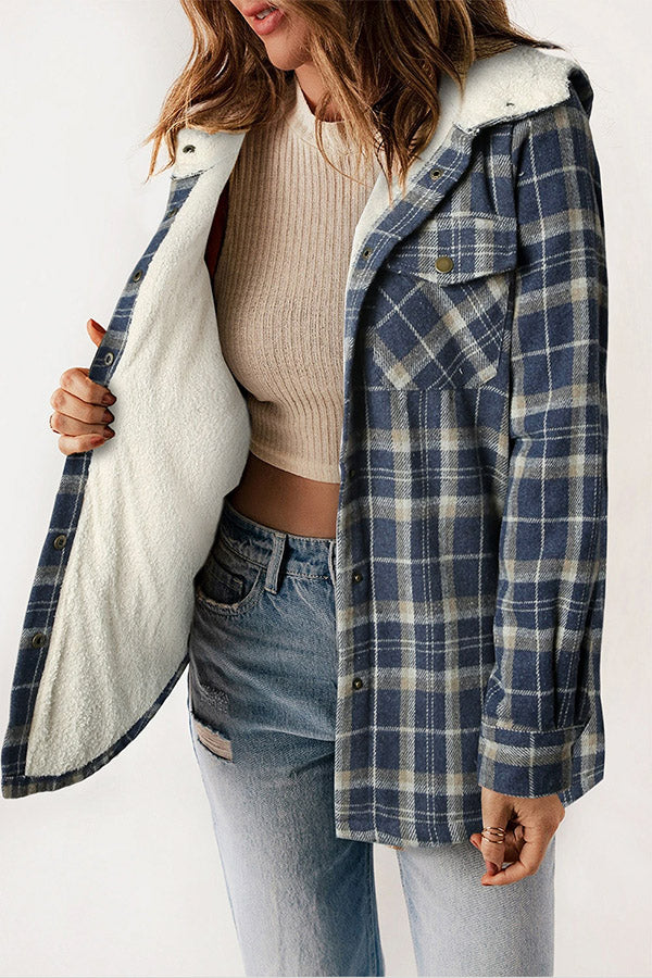 Soft Sherpa Jacket for Women with Hood