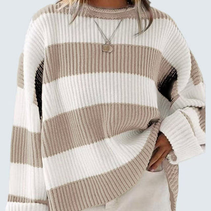 Striped Sweater for Women - Modern Chic