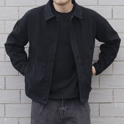 Men's Casual Jacket Modern Button-Down Style