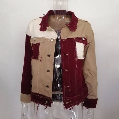 Stylish Patchwork Jacket for Women