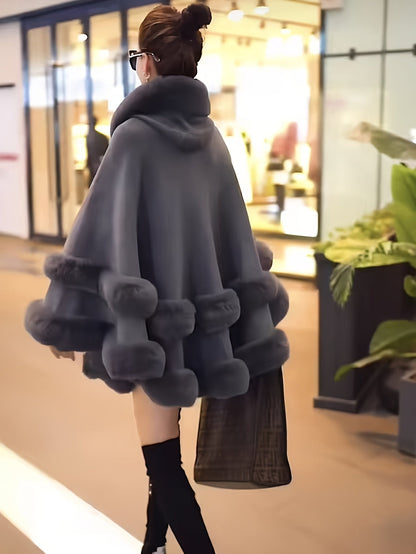 Soft Oversized Women's Faux Fur Coat