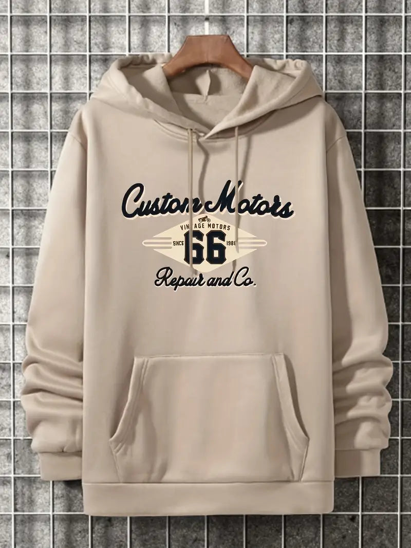 Men's Retro Hoodie Vintage Style