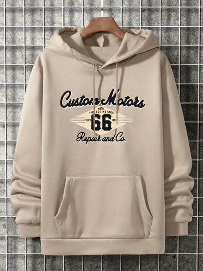 Men's Retro Hoodie Vintage Style