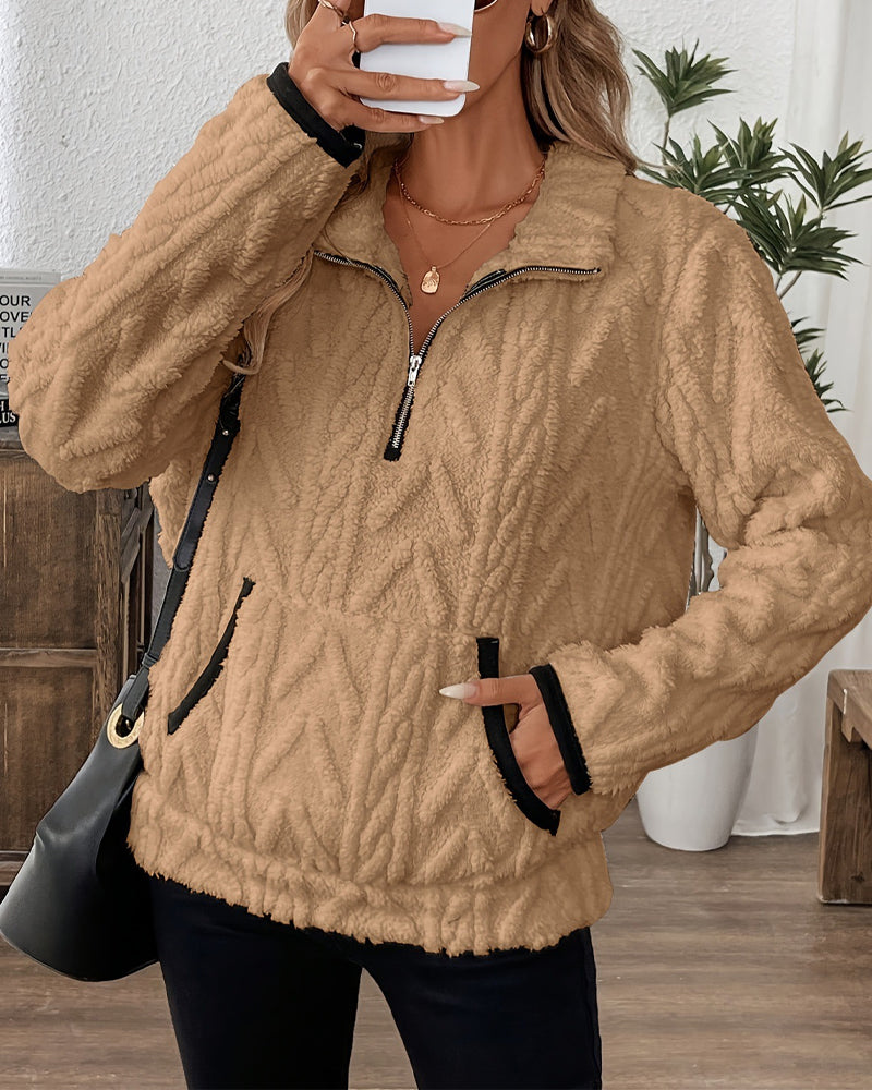 Lapel Dress Fluffy Women's Winter