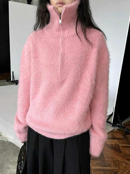 Soft Pullover Zipper for Women