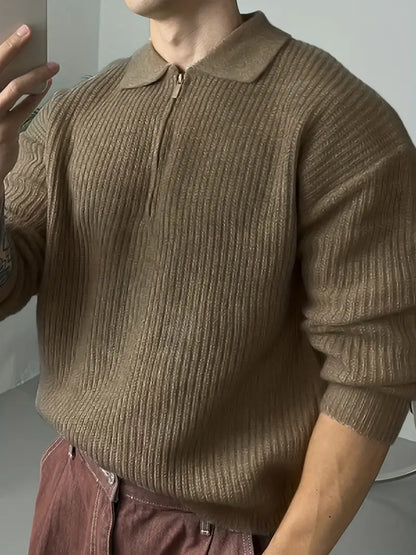 Stylish Quarter-Zip Pullover Modern