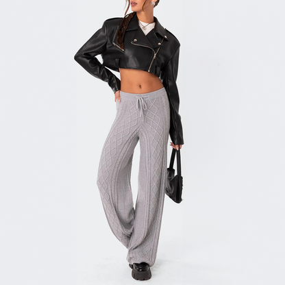 Cozy Knitted Trousers Warm