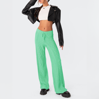 Cozy Knitted Trousers Warm