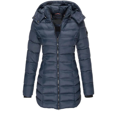 Stylish Quilted Jacket Slim Fit Hood