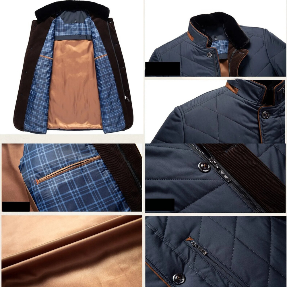 Stylische Winterjacke Herren Premium Qualität - IdealeKleiden