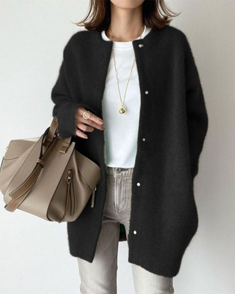 Women's Scarf Cardigan Soft Woolly