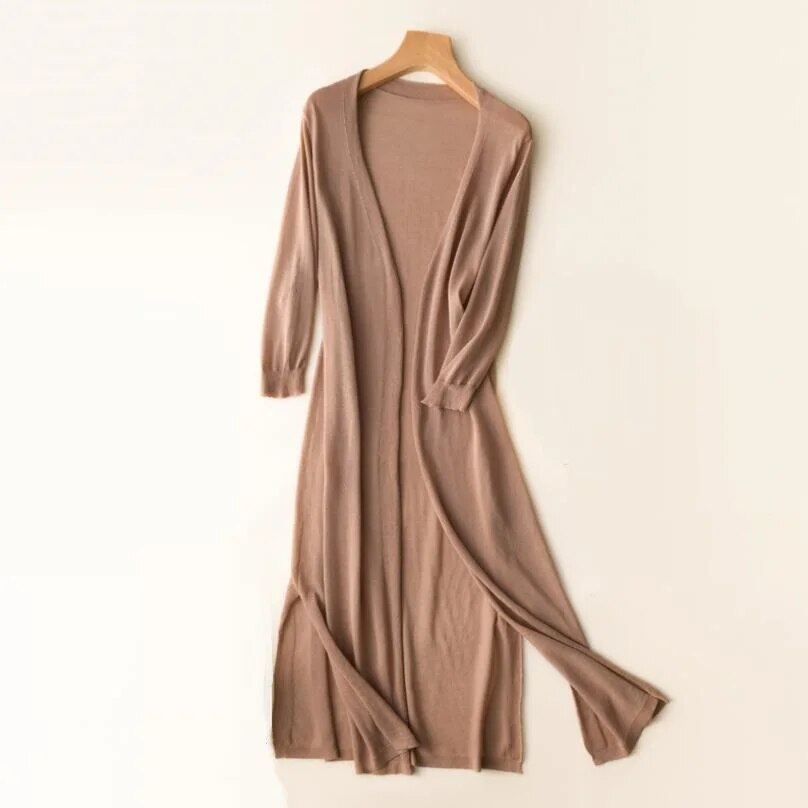 Long Knitted Cardigan for Women Alyssa