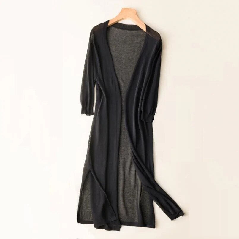 Long Knitted Cardigan for Women Alyssa