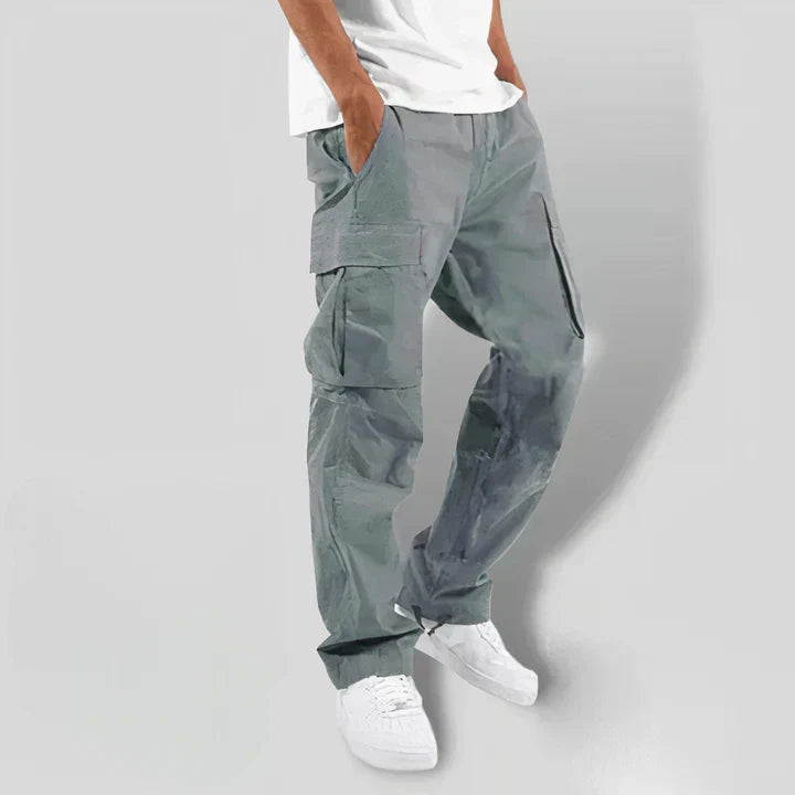 Men's Cargo Pants Dark Grey Modern Style
