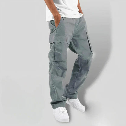 Men's Cargo Pants Dark Grey Modern Style
