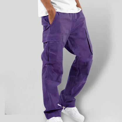 Men's Cargo Pants Dark Grey Modern Style
