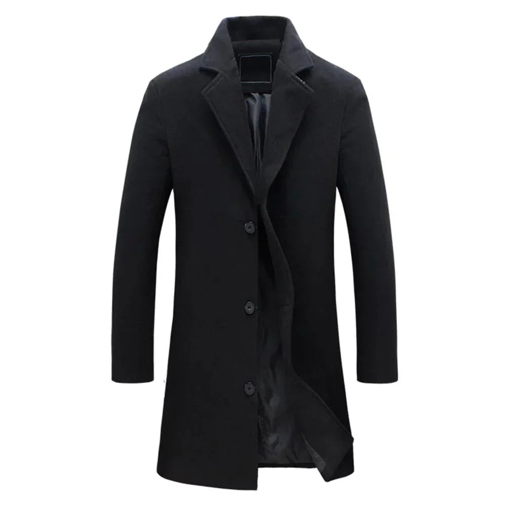 Men's Winter Jacket Lapel Warm
