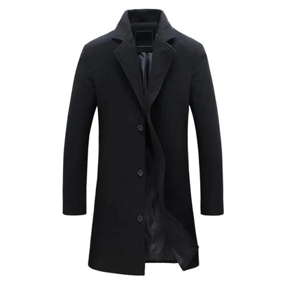 Men's Winter Jacket Lapel Warm
