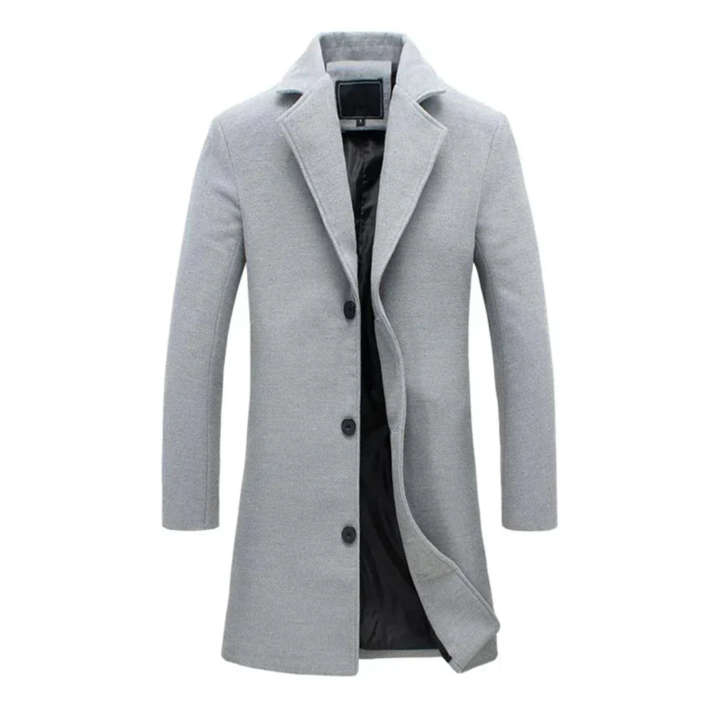 Men's Winter Jacket Lapel Warm